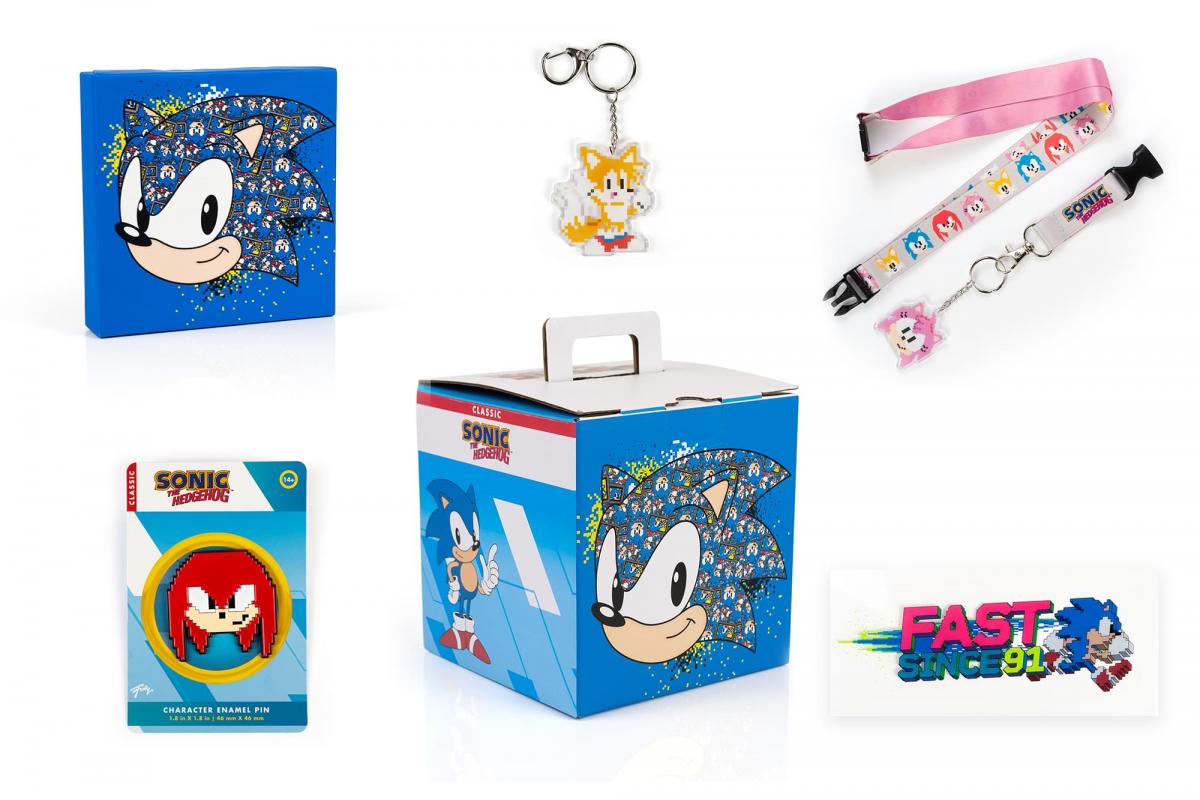 Sonic 90s Arcade Collectors Box | 5 Themed Collectibles picture