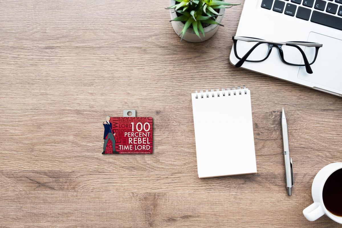 Doctor Who Sticker "100% Rebel Time Lord" picture