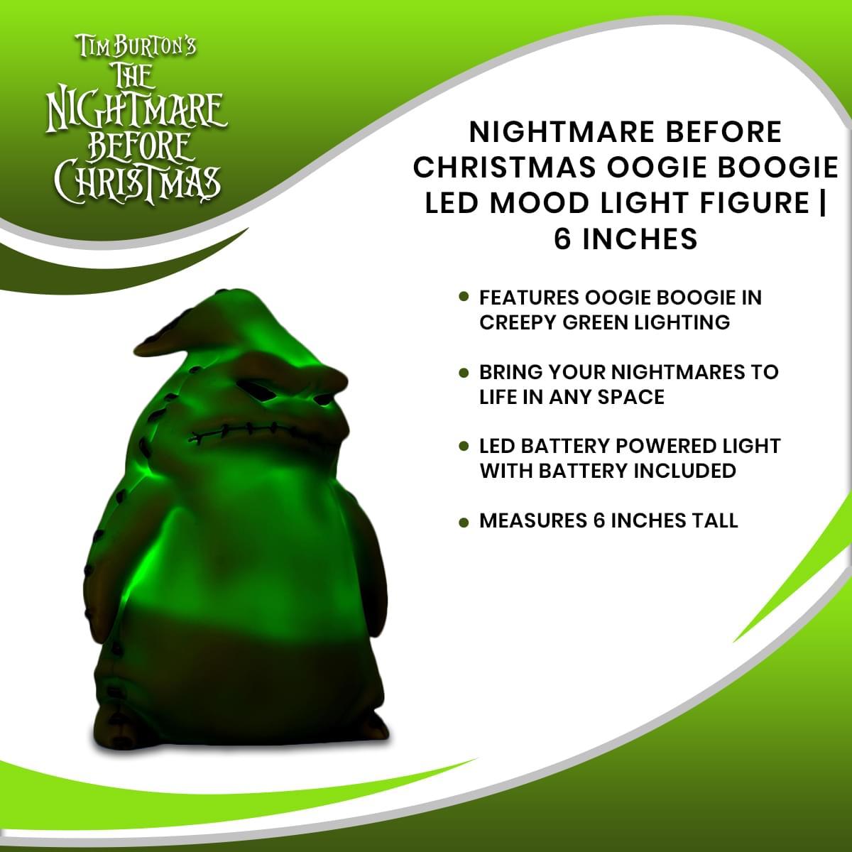 NBX Oogie Boogie 6 Inch LED Mood Light picture