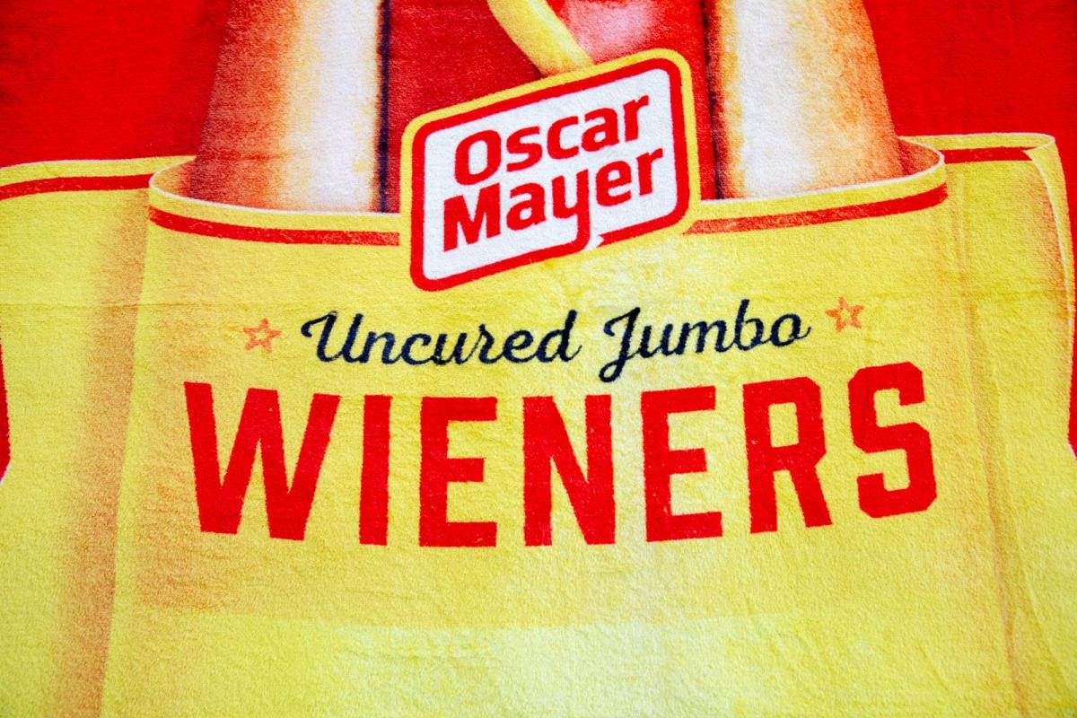Oscar Mayer Hot Dogs Fleece Throw Blanket picture