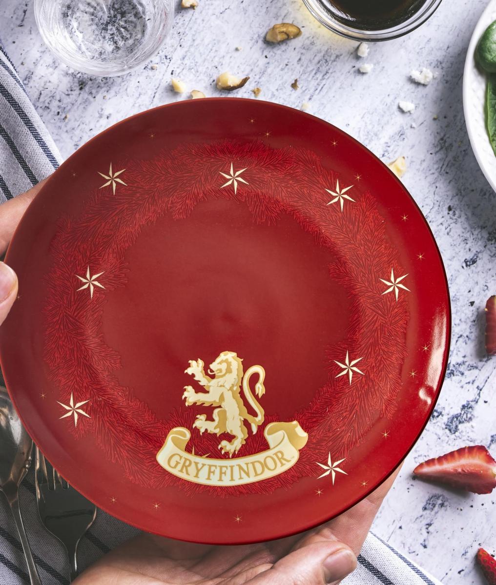 Harry Potter Houses 4 Piece Porcelain Dinner Plate Set picture