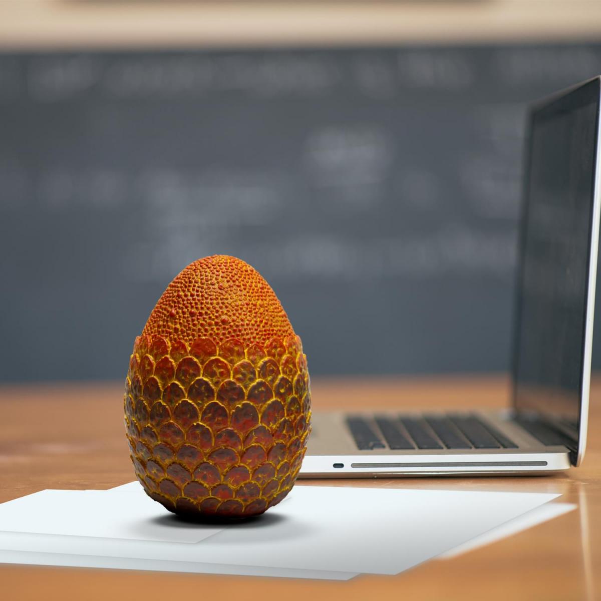 Dragon Egg 4.5-Inch Resin Paperweight Prop Replica - Red picture