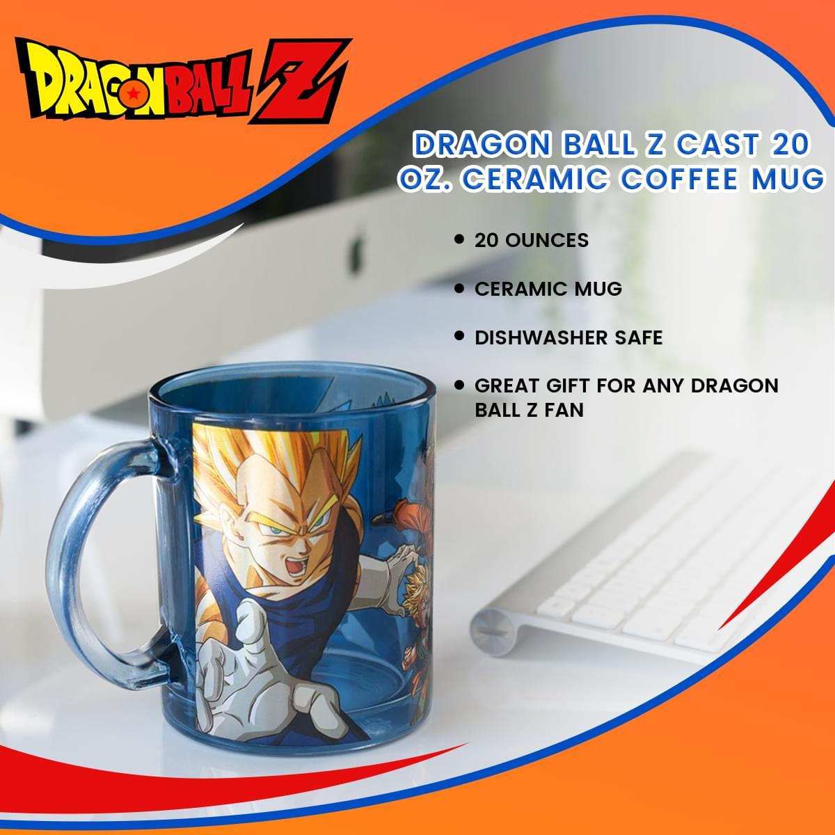 Dragon Ball Z Cast 20oz Ceramic Coffee Mug picture