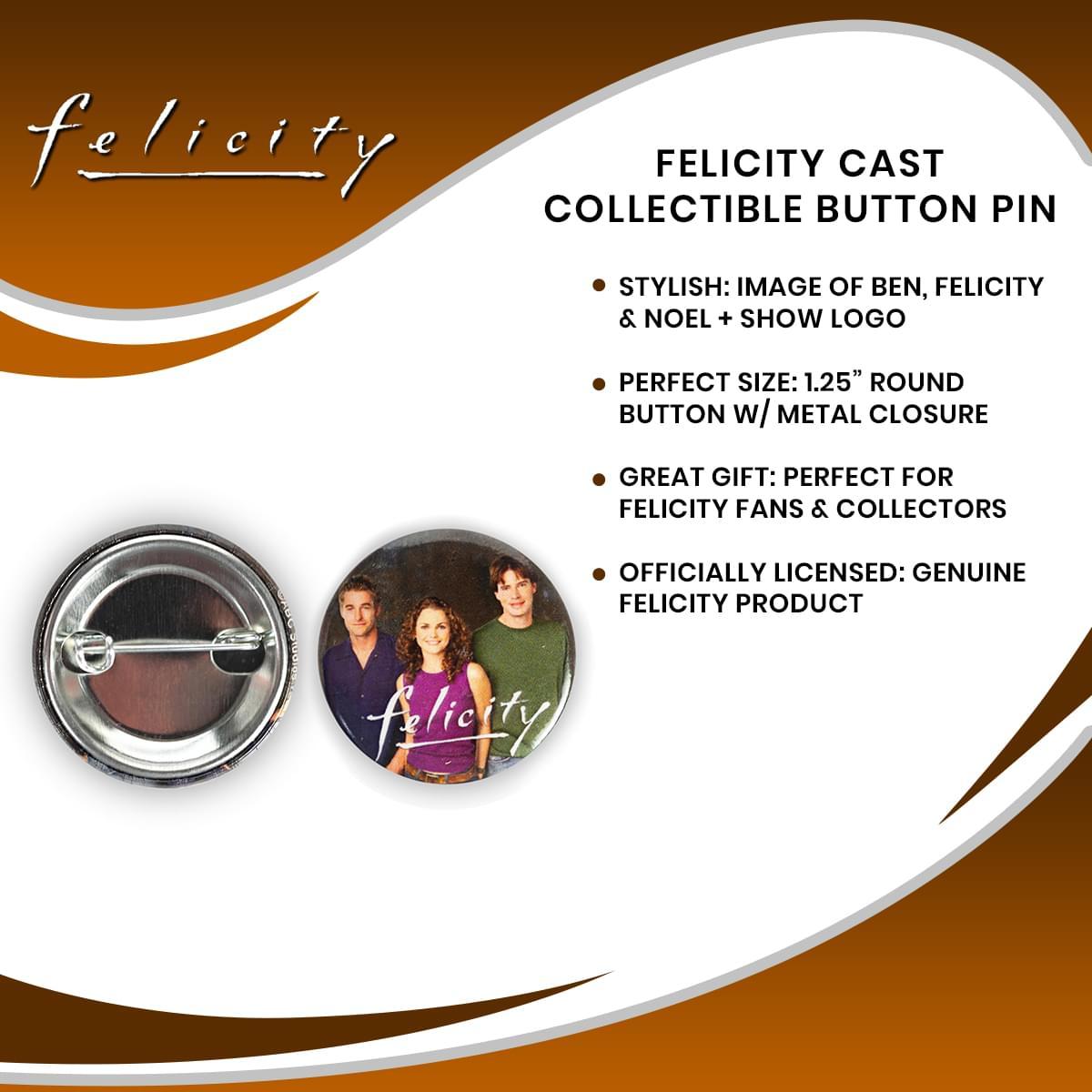 Felicity Cast Collectible Button Pin picture