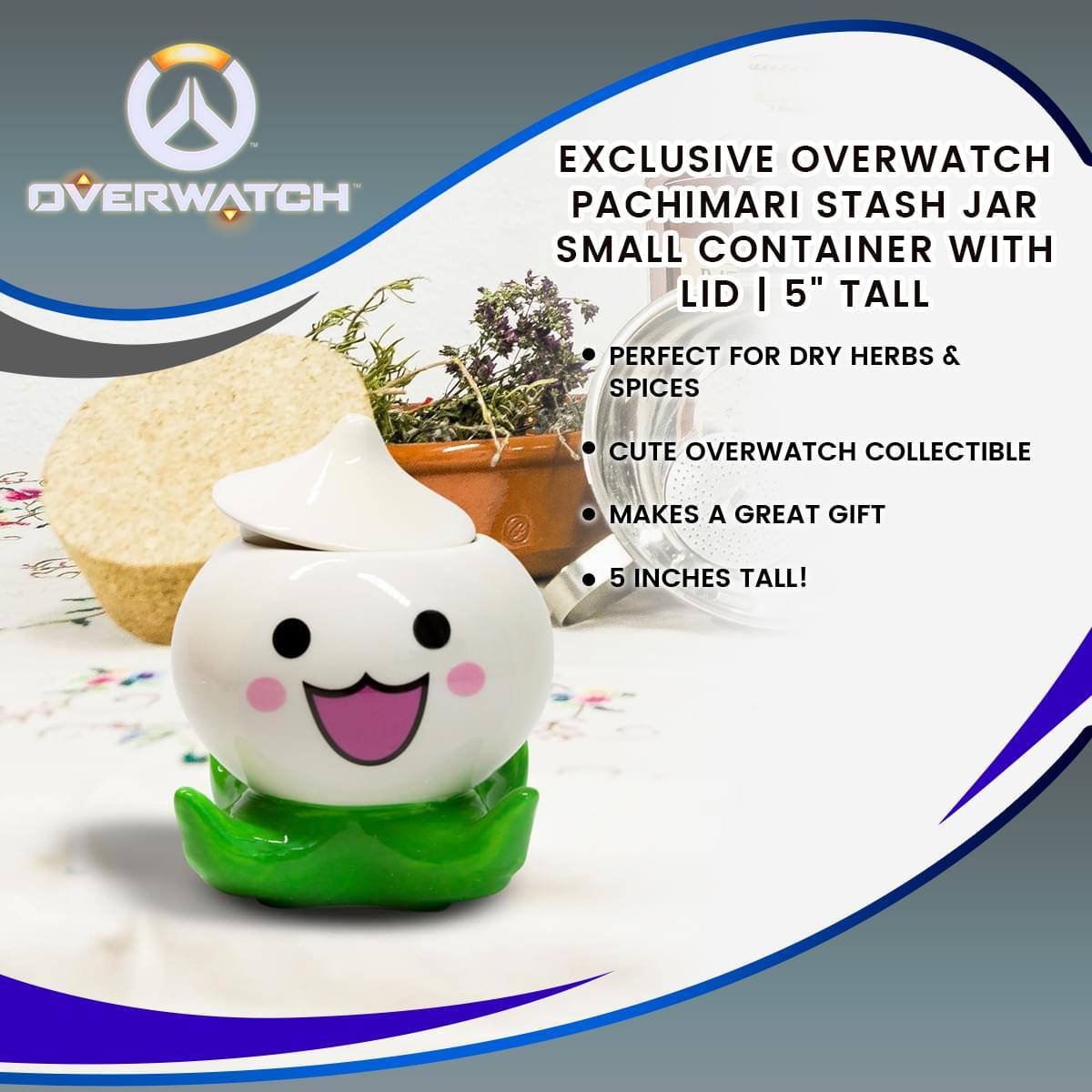 Overwatch Exclusive 5 Inch Pachimari Storage Stash Jar picture