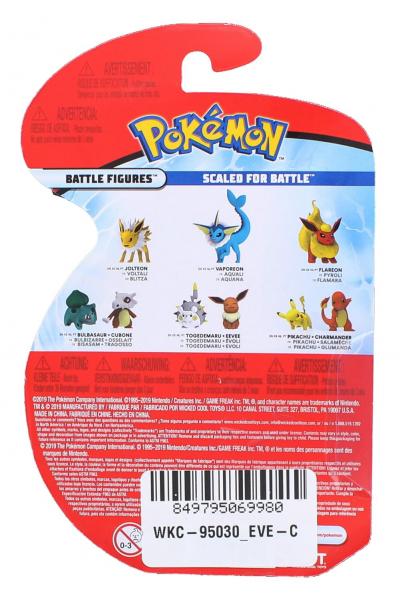 Pokemon 2 Inch Battle Figure Pack | Eevee vs. Togedemaru picture