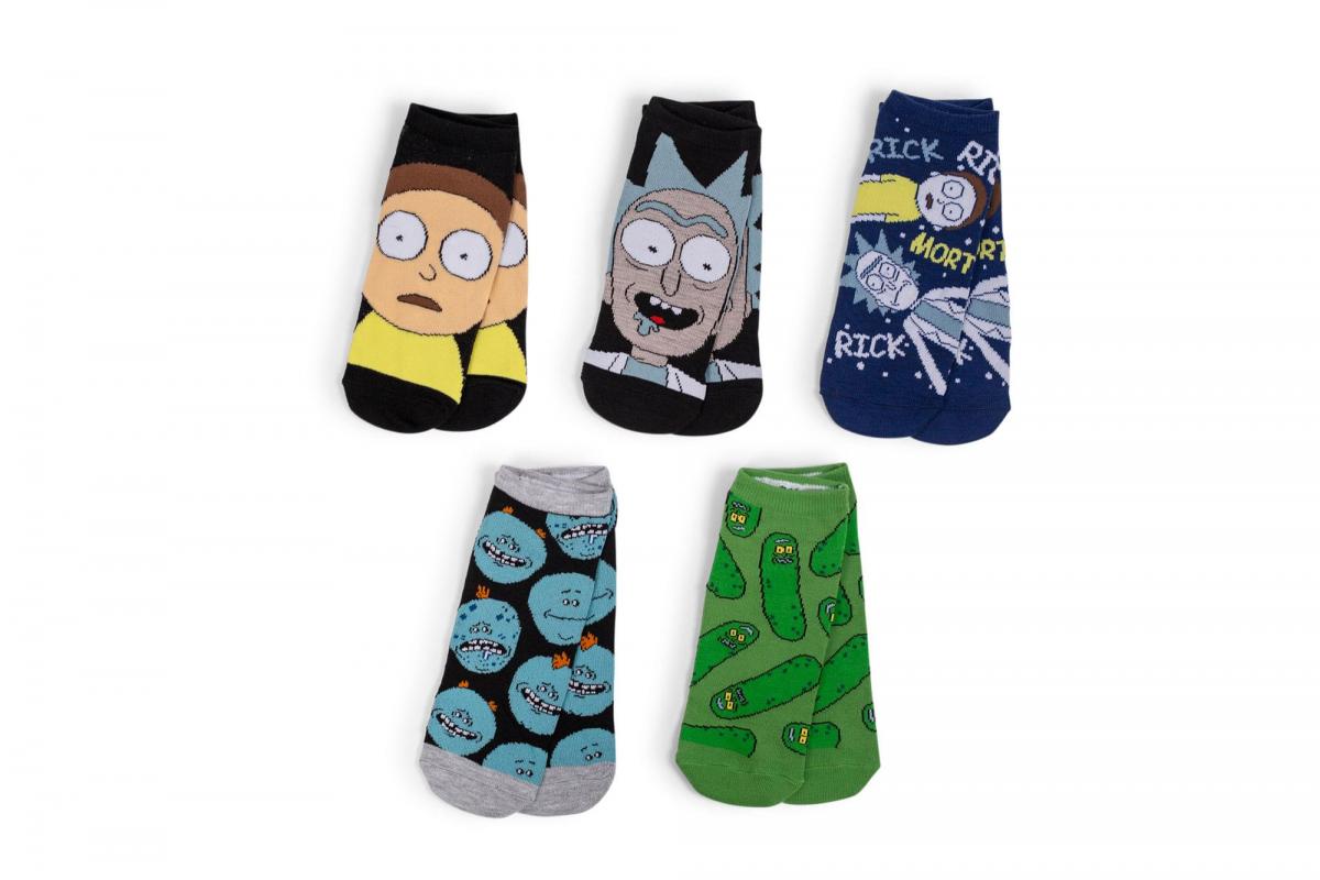 Rick & Morty Low-Cut Unisex Ankle Socks | 5 Pairs picture