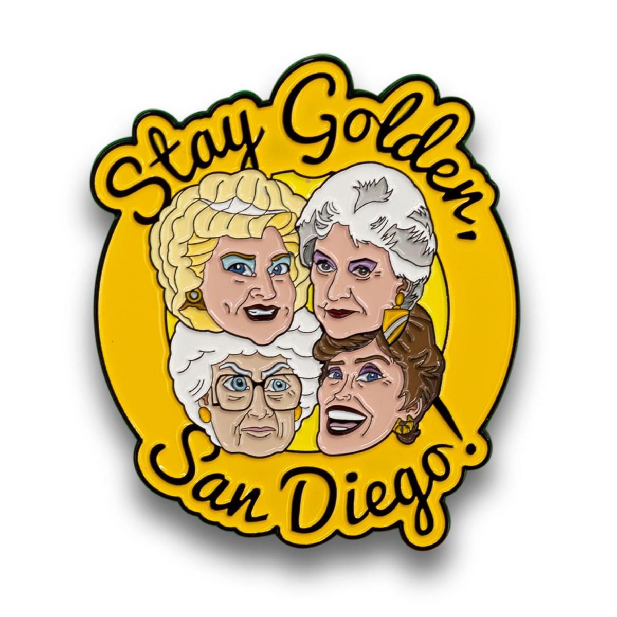 Golden Girls "Stay Golden" Enamel Pin (SDCC Exclusive) picture