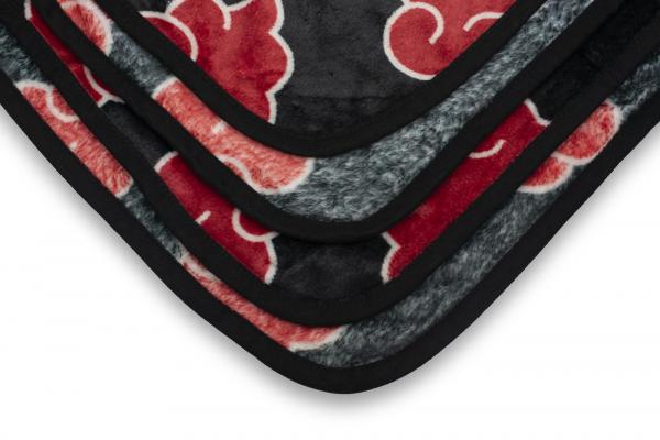 Naruto Akatsuki Red Cloud 45x60 Inch Fleece Throw Blanket picture