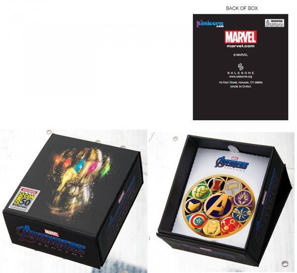 Marvel Avengers Hero Logos Exclusive Enamel Spinning Pin picture