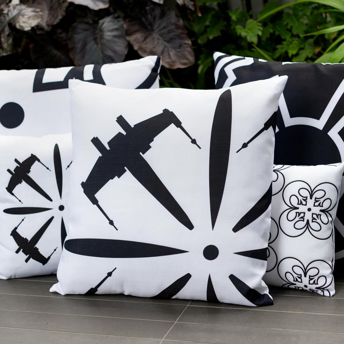 Star Wars Tie Fighter 25 x 25 Inch Square Outdoor Pillow picture