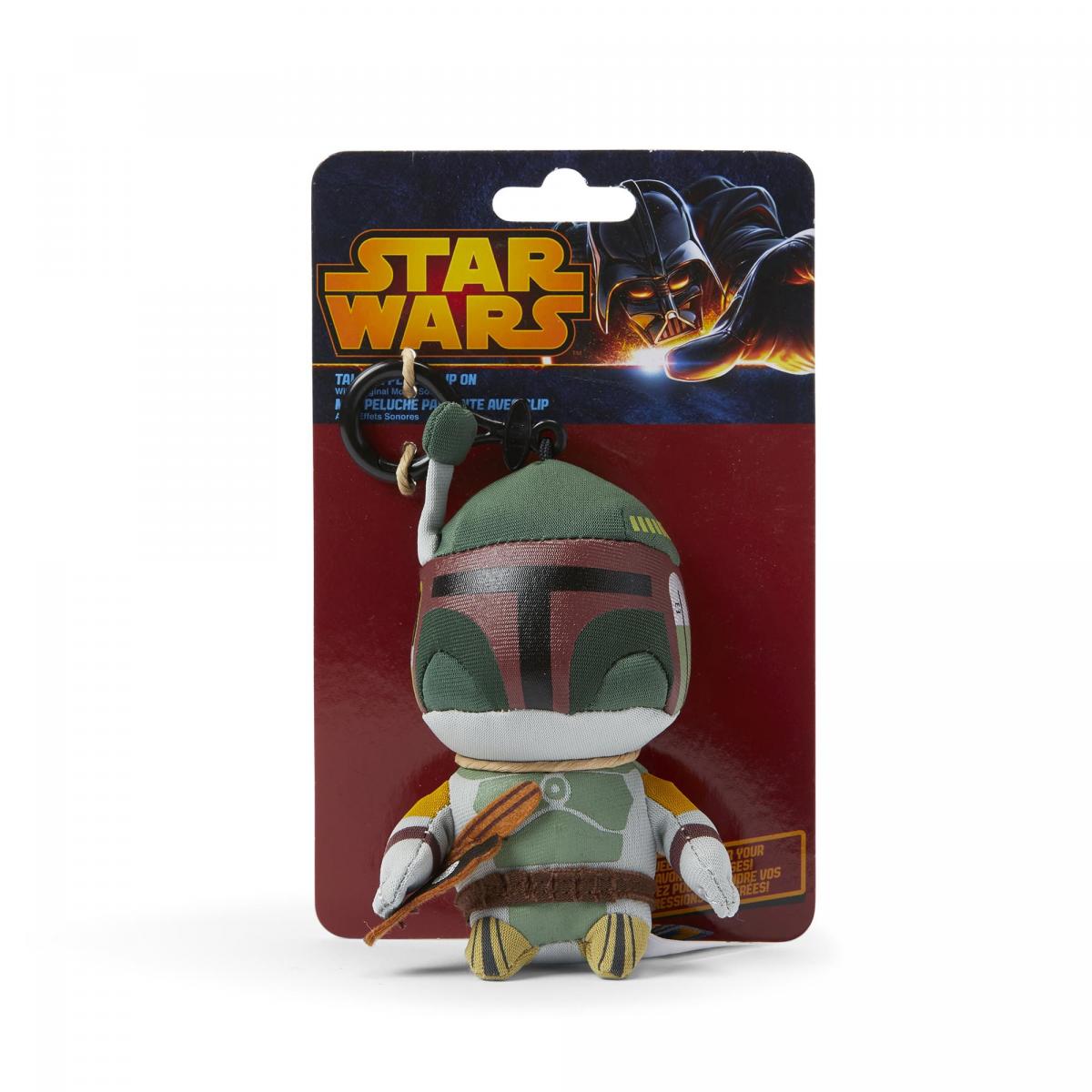 Star Wars 4" Mini Talking Plush Clip On: Boba Fett picture