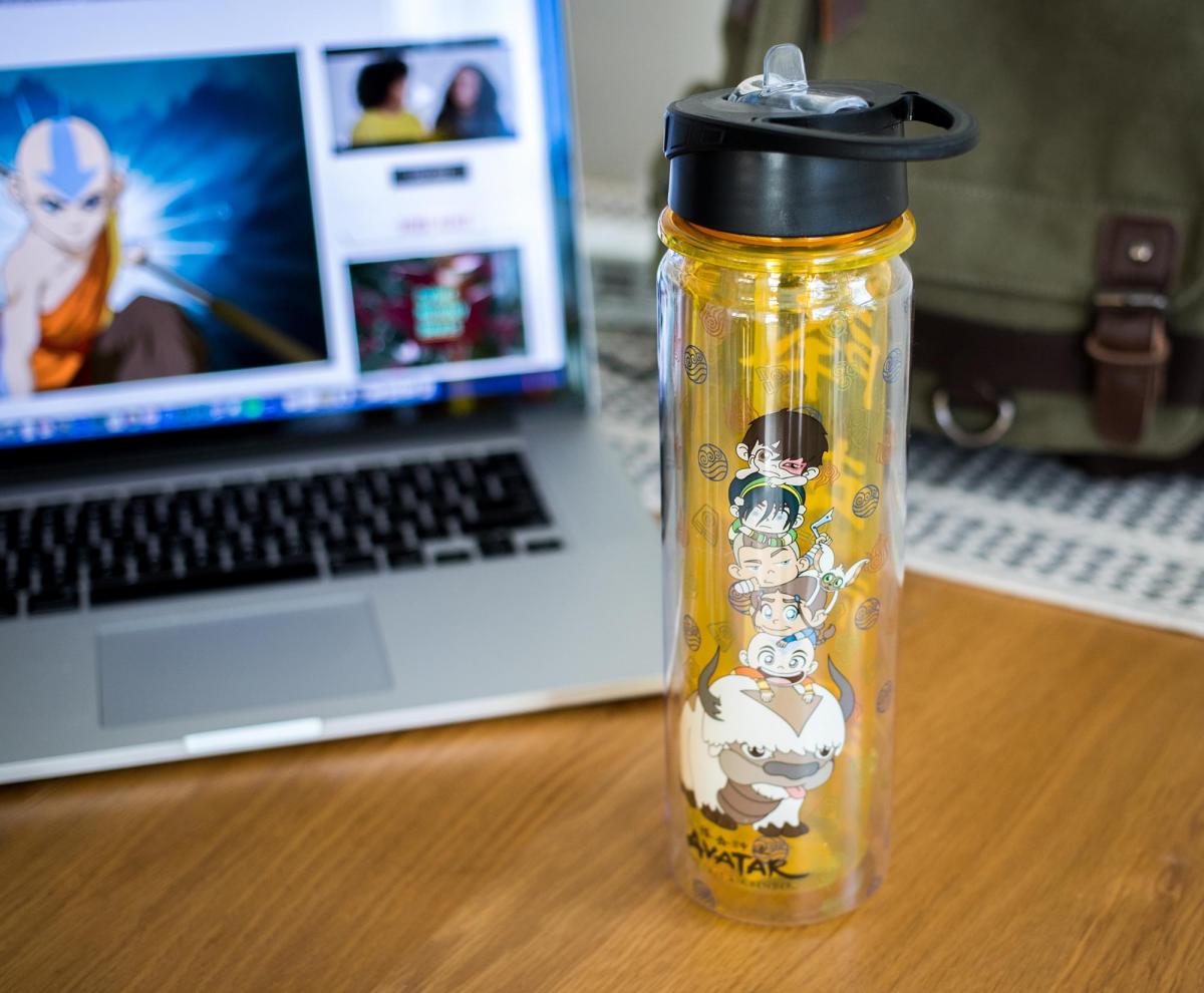 Avatar Last Airbender Characters Water Bottle picture