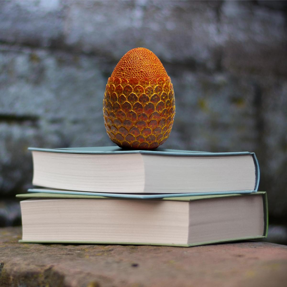 Dragon Egg 4.5-Inch Resin Paperweight Prop Replica - Red picture