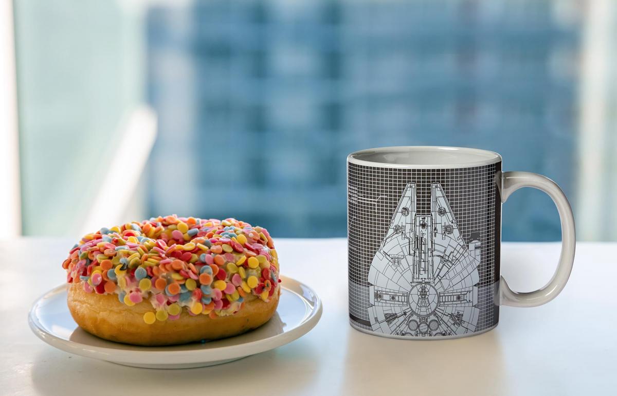 Star Wars Millennium Falcon Tech 20oz Ceramic Mug picture