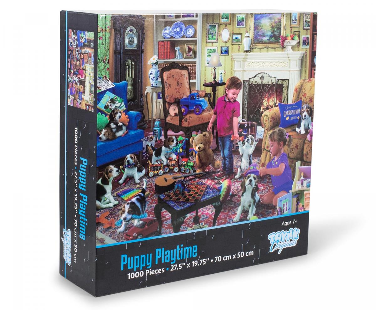 Puppy Playtime 1000 Piece Jigsaw Puzzle picture