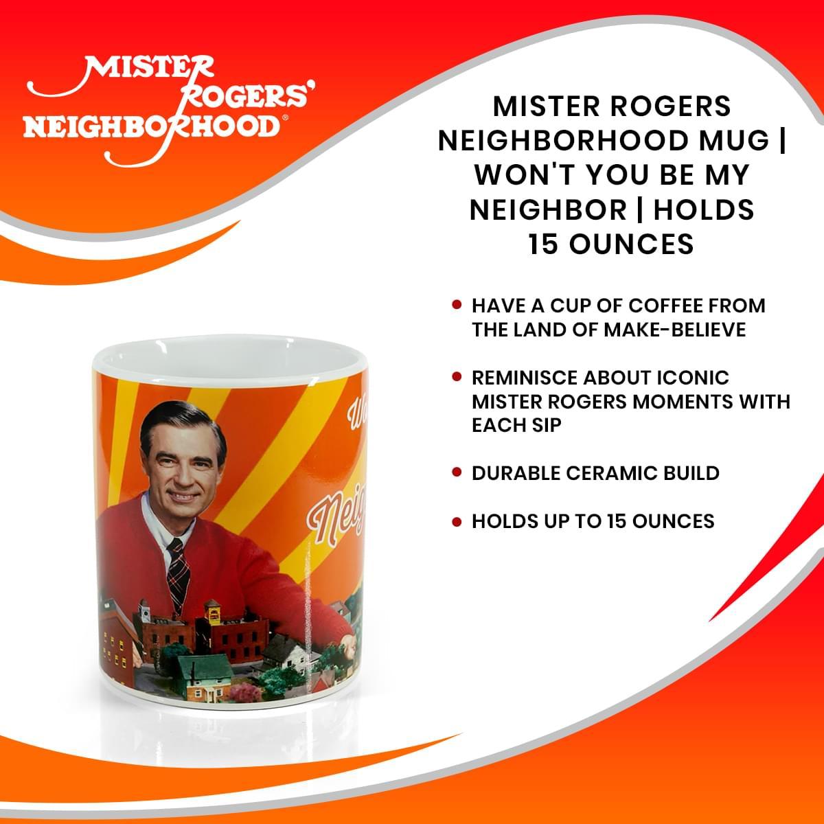 Mister Rogers Neighborhood 15oz Ceramic Coffee Mug picture