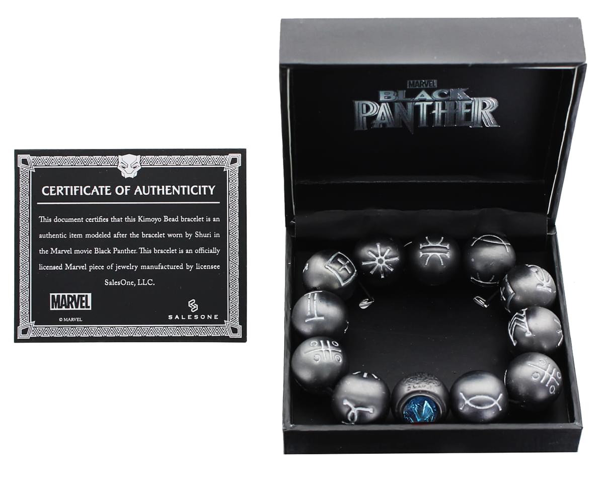 Marvel Black Panther Kimoyo Bead Bracelet, Blue picture