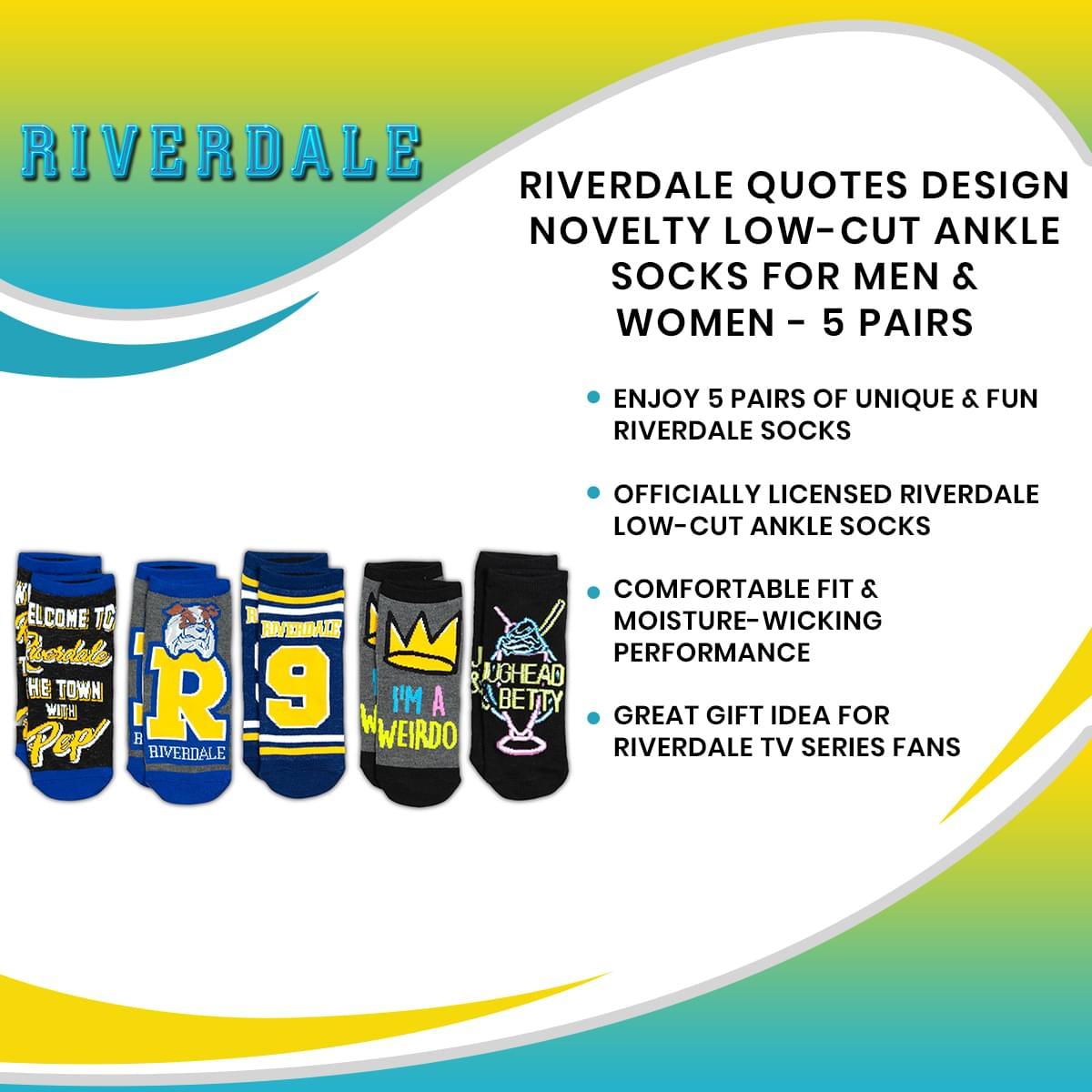 Riverdale Royal Vixens Men's Ankle Socks | 5 Pack picture