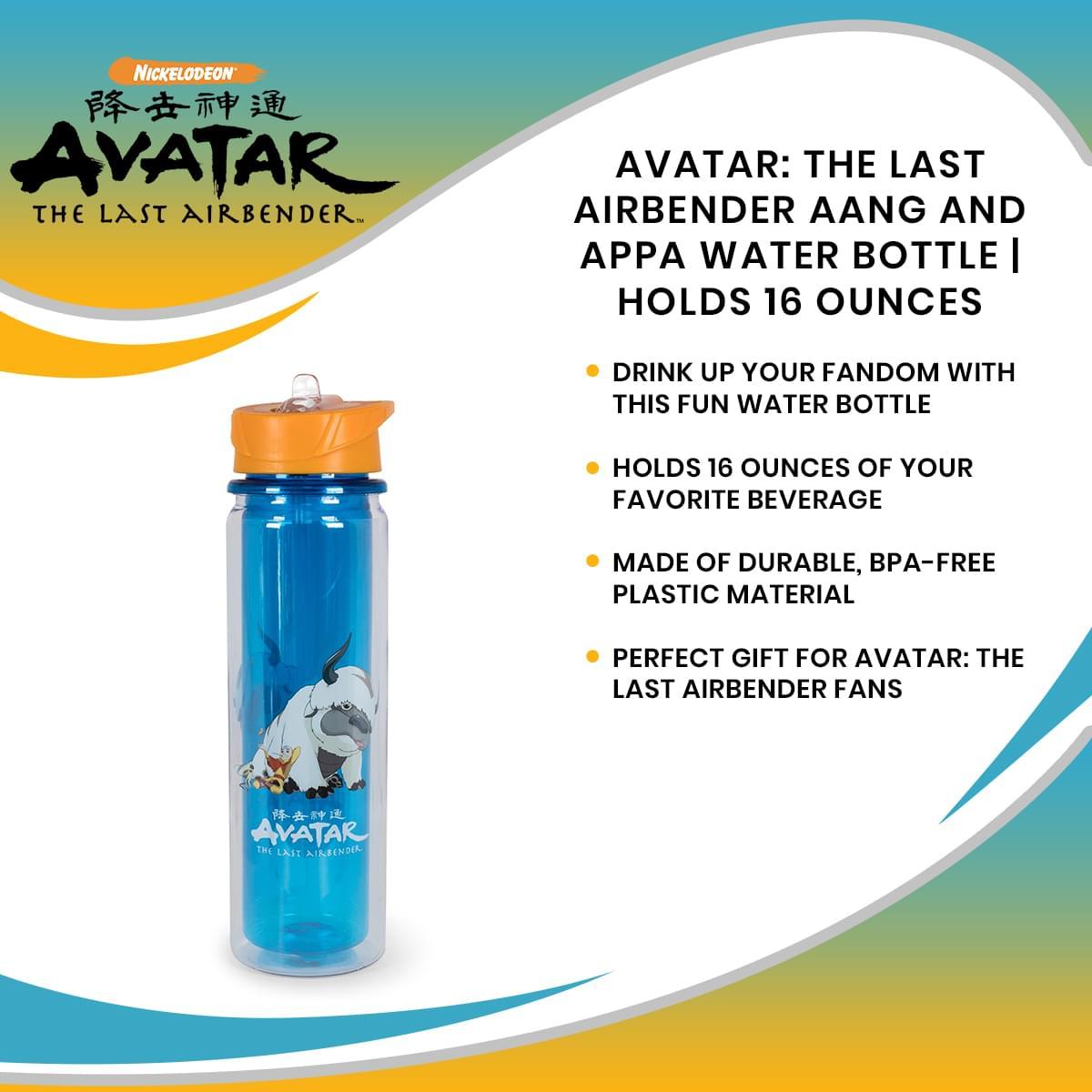 Avatar Last Airbender Aang & Appa Water Bottle picture