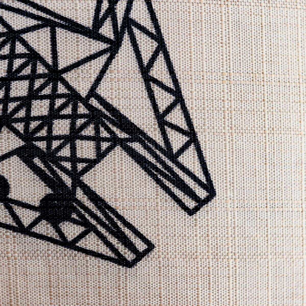 Star Wars Black Millennium Falcon 20x20 White Outdoor Pillow picture