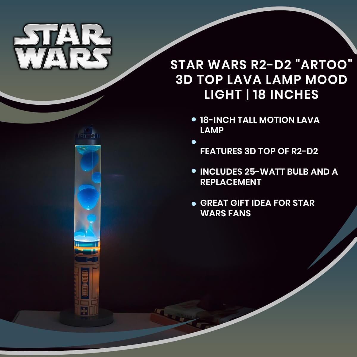 Star Wars R2-D2 18 Inch 3D Top Motion Lamp picture
