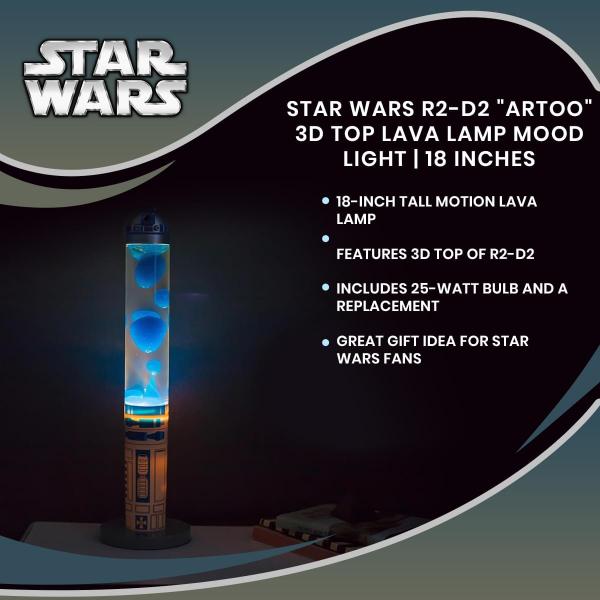 Star Wars R2-D2 18 Inch 3D Top Motion Lamp picture