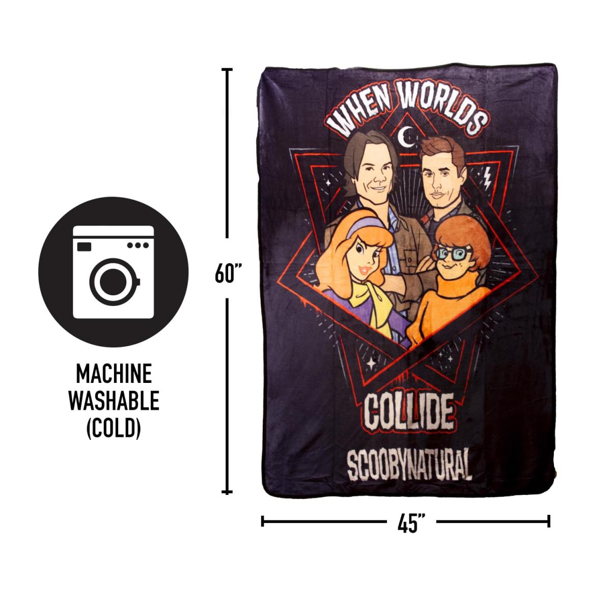 Supernatural Scoobynatural 45"x60" Fleece Throw Blanket picture