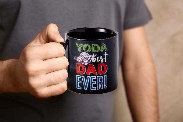 Star Wars Yoda Best Dad Ever 20oz Father's Day Ceramic Mug picture