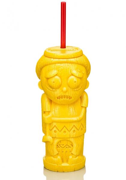 Geeki Tikis Rick and Morty Plastic Tumbler | Morty | Holds 21 Ounces