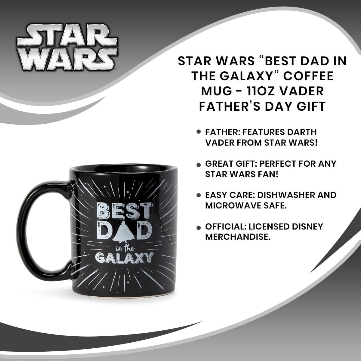 Star Wars Vader Best Dad in the Galaxy 11oz Father's Day Mug picture