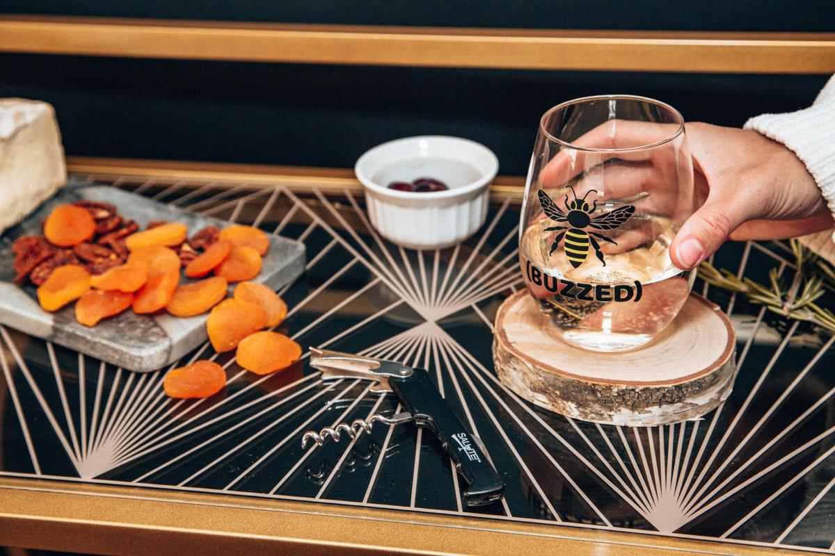 Buzzed 20 oz. Stemless Wine Glass picture