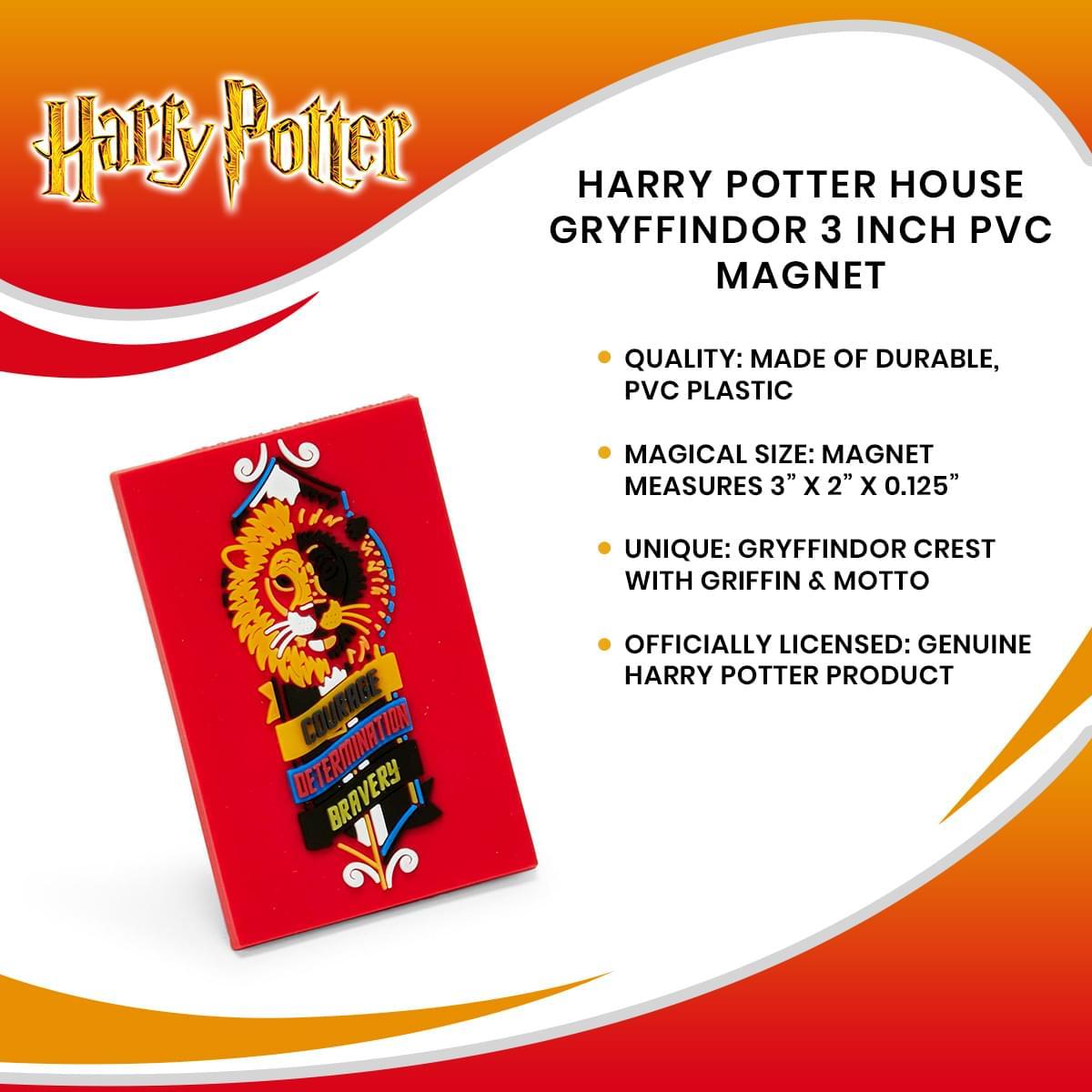 Harry Potter House Gryffindor 3 Inch PVC Magnet picture
