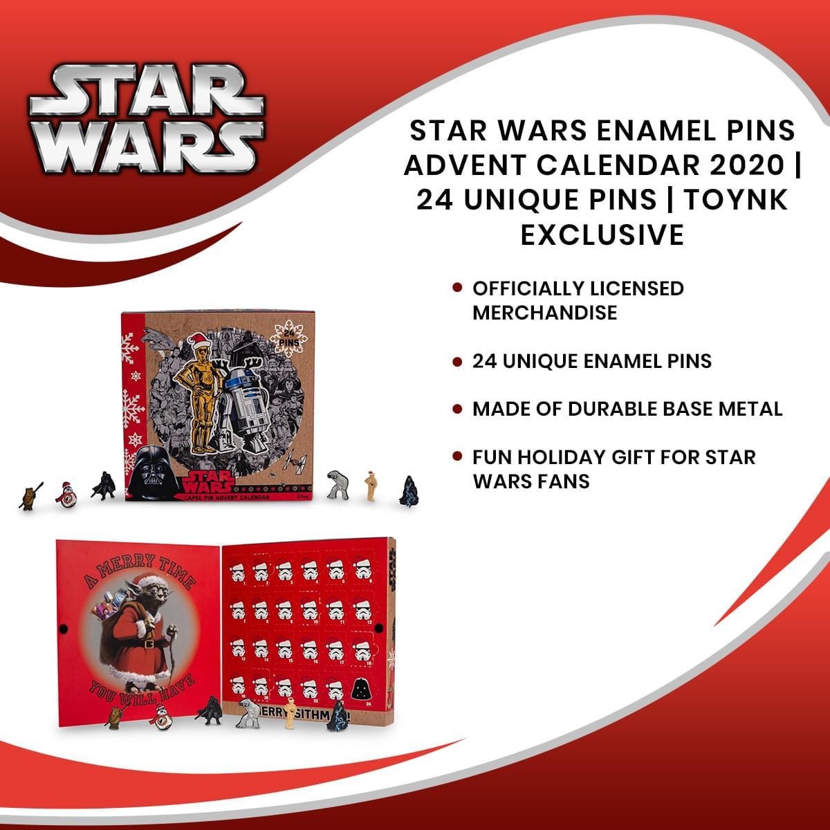 Star Wars Enamel Pin Advent Calendar | 24 Unique Designs picture