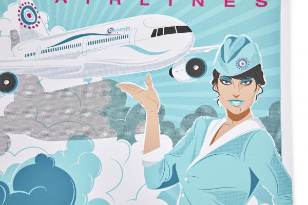 LOST Oceanic Airlines 18x24 Inch Wall Poster picture