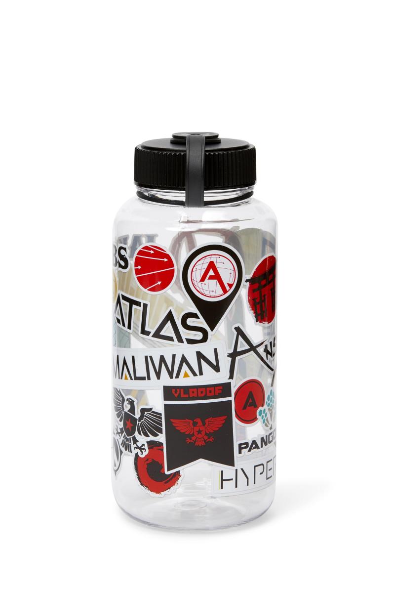 Borderlands Manufacturer Logos 32oz Plastic Water Bottle picture