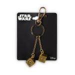 Han Solo Gold Plated Dice Keychain