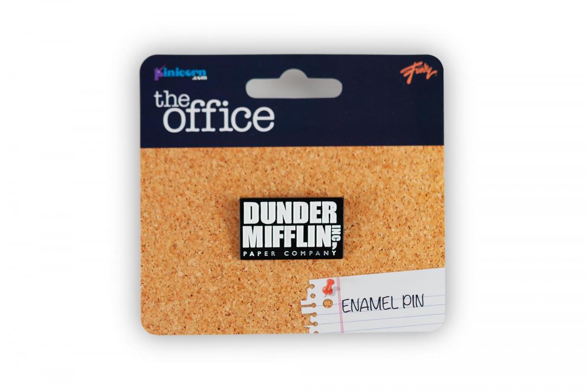 The Office Dunder Mifflin Logo Enamel Pin picture
