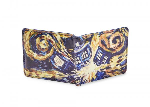 Doctor Who Bi-Fold Wallet Van Gogh TARDIS picture