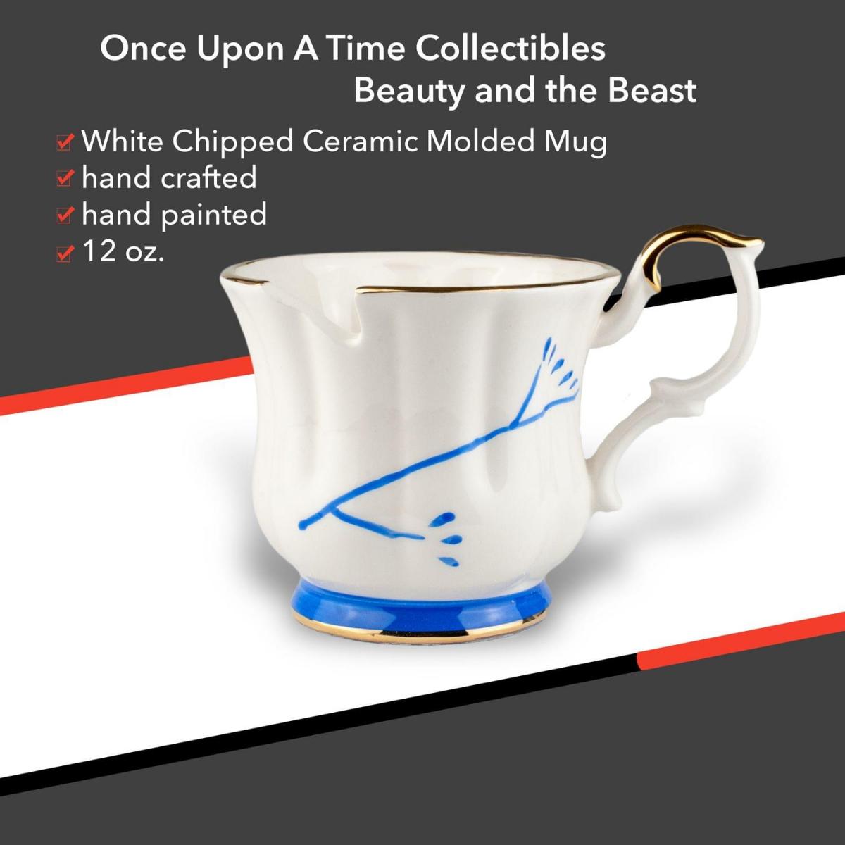 Once Upon A Time 12oz Chipped Cup Sculpted Ceramic Mug picture