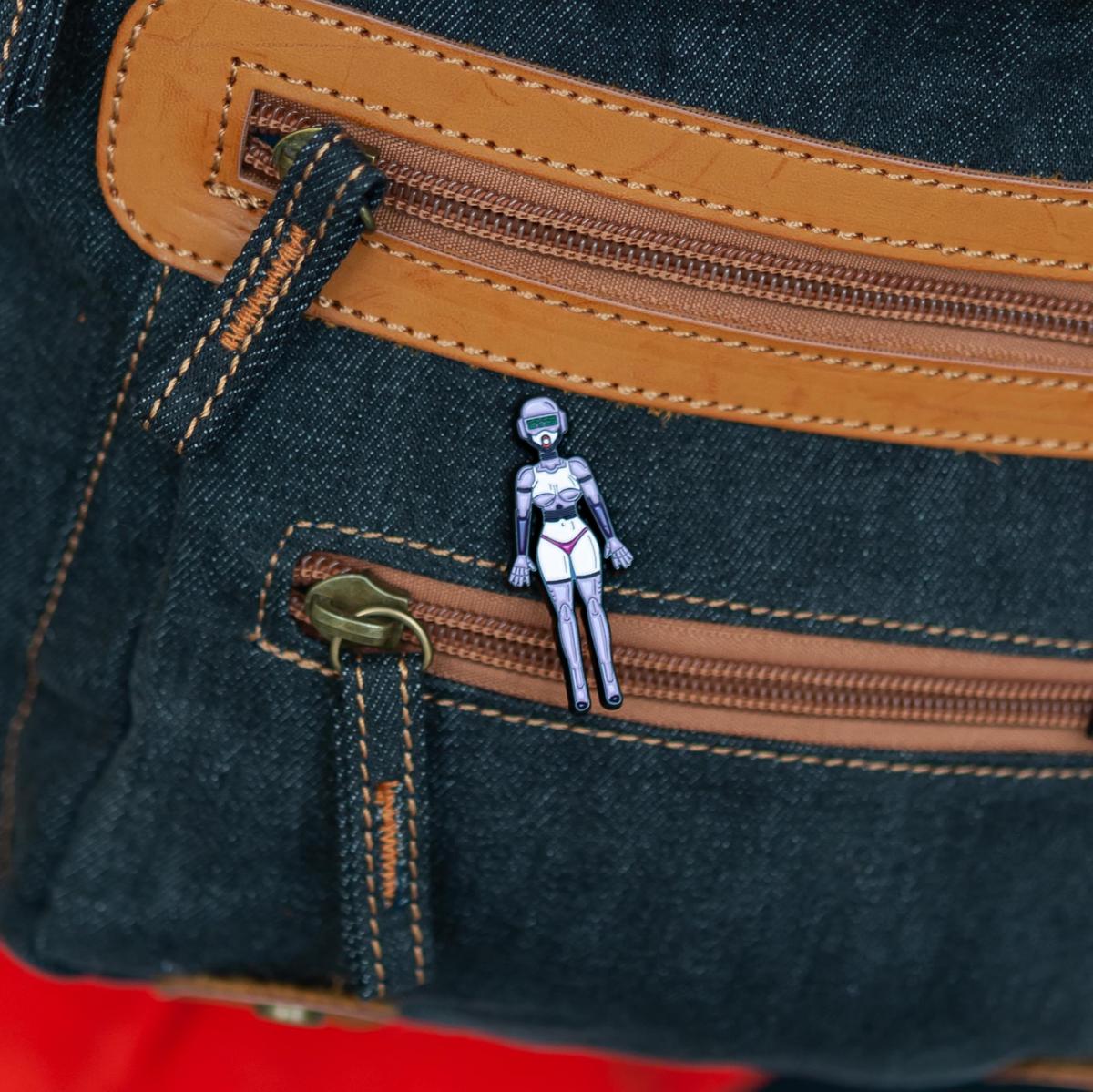 Rick and Morty Exclusive Sexy Robot Enamel Collector Pin picture