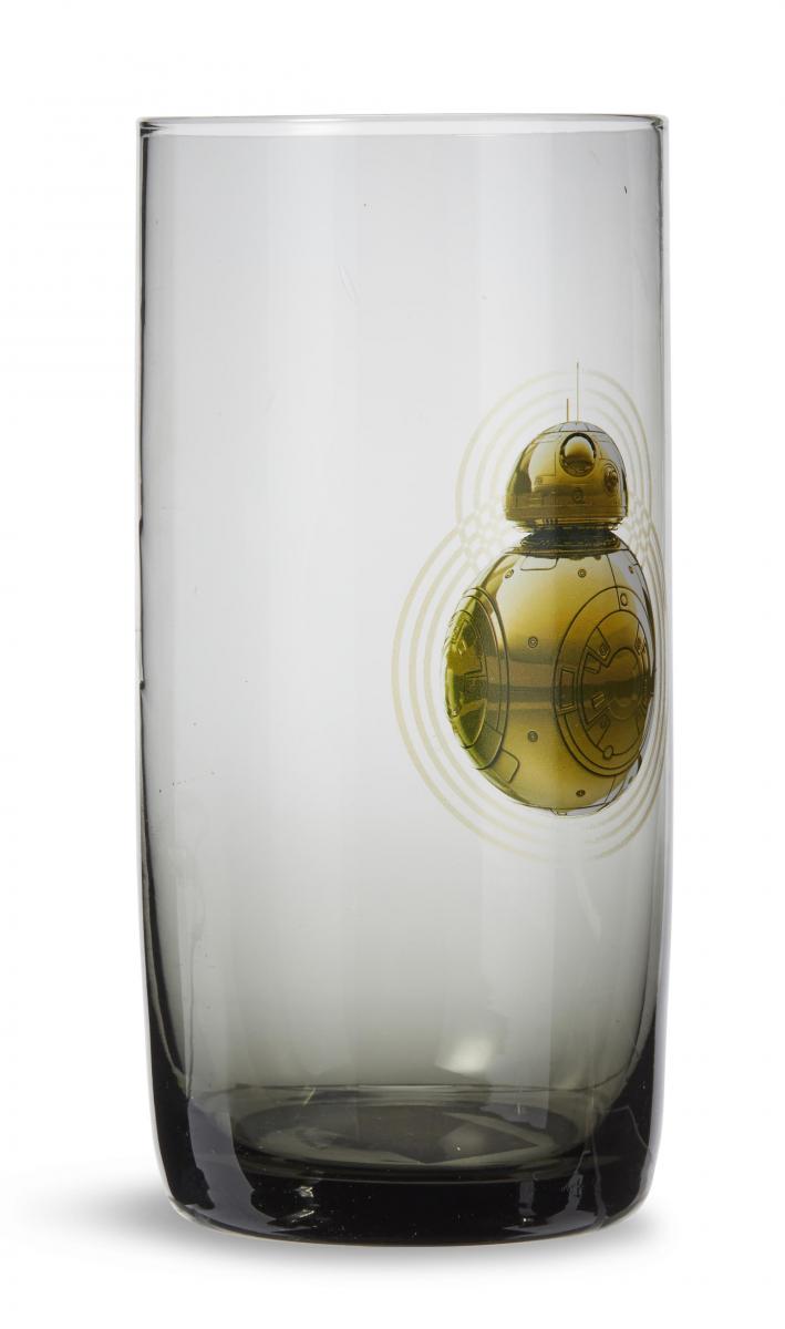 Star Wars BB-8 20oz Black Glass Tumbler picture