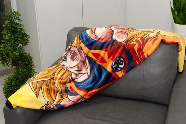 Dragon Ball Z Goku Super Saiyan 3 Fleece Throw Blanket picture
