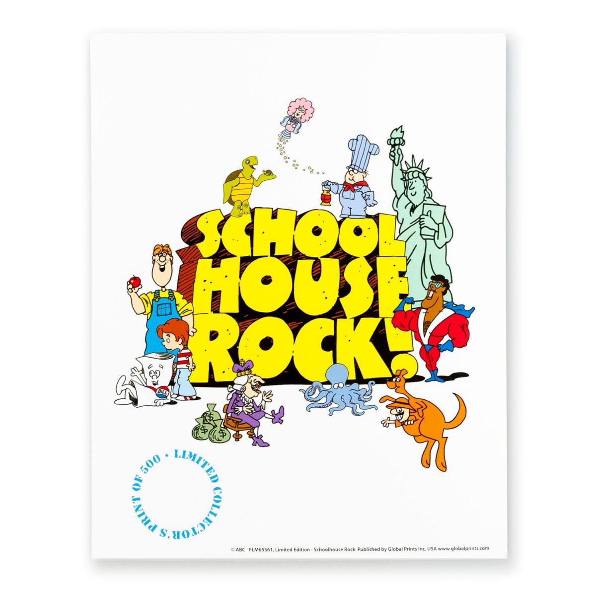 School House Rocks 11"x14" Print Poster (SDCC Exclusive) picture