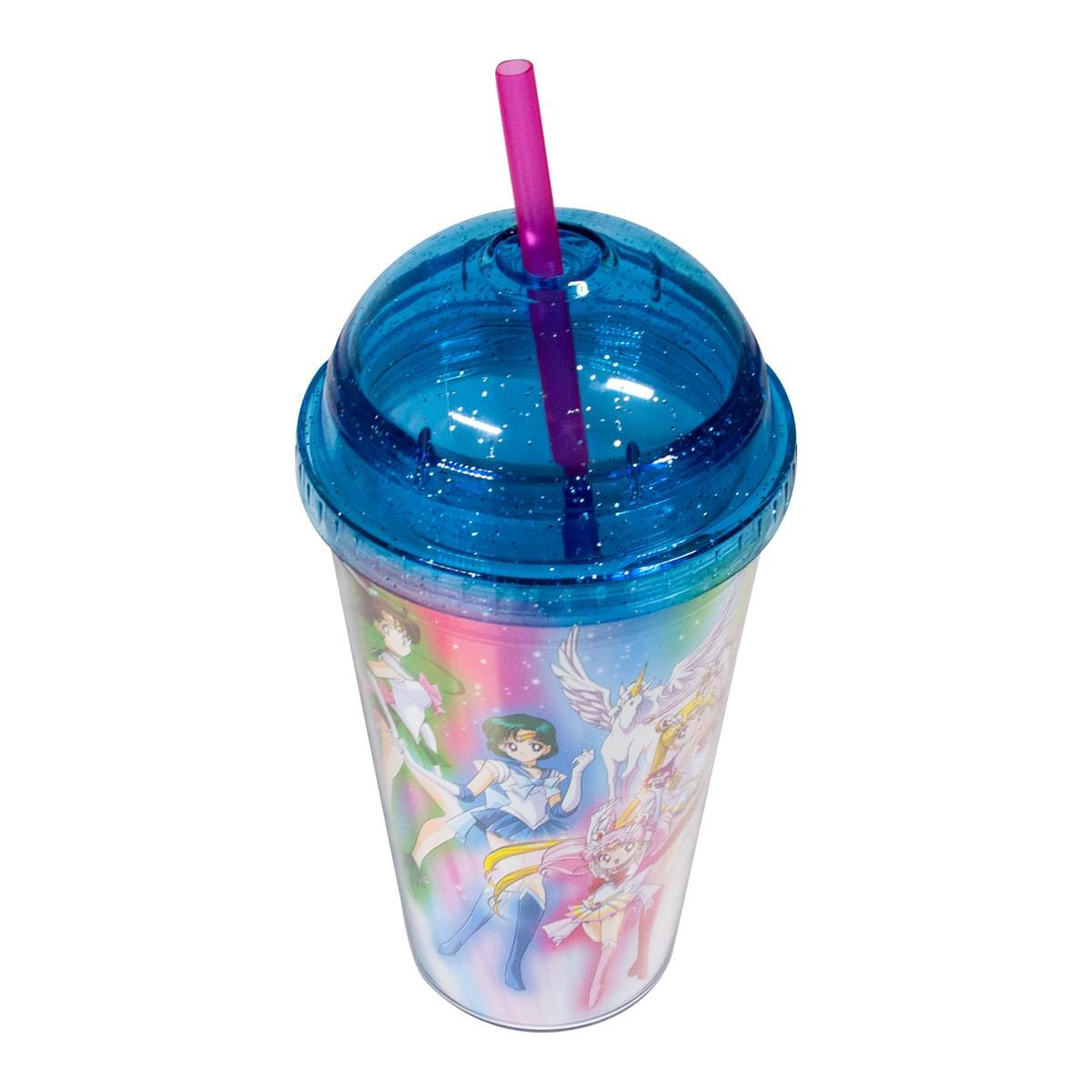 Sailor Moon 16oz. Carnival Cup w/ Glitter Dome Lid picture