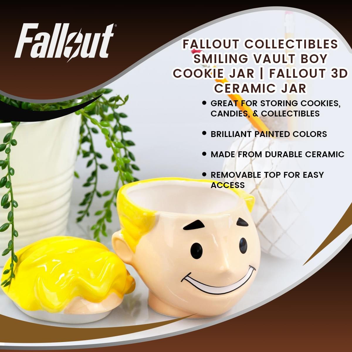 Fallout Vault Boy 3D Ceramic Cookie Jar picture