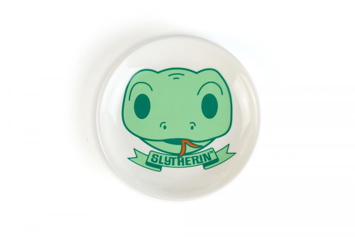 Harry Potter House Slytherin 4 Inch Ceramic Trinket Tray picture