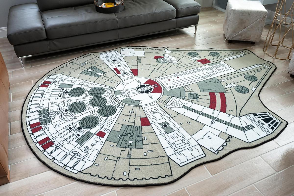 Star Wars Millennium Falcon 79 x 104 Inch Area Rug picture