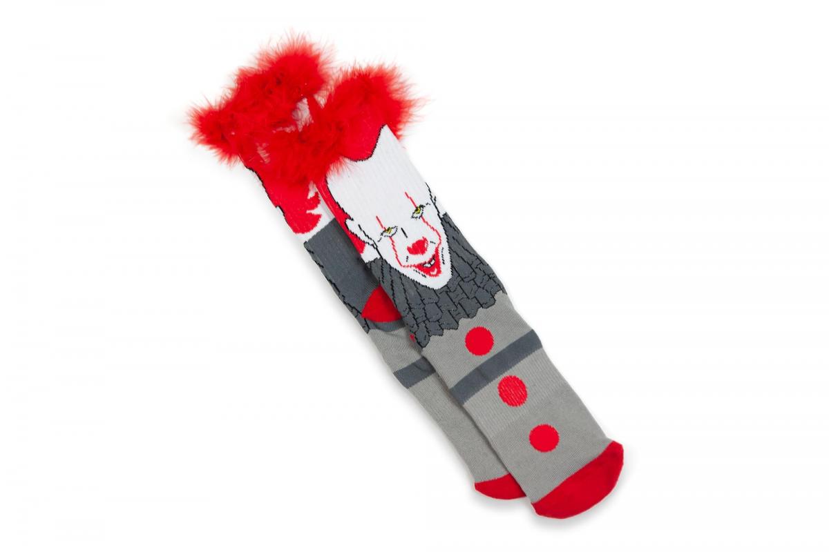 IT Pennywise with 3D Hair Athletic Crew Socks | 1 Pair picture