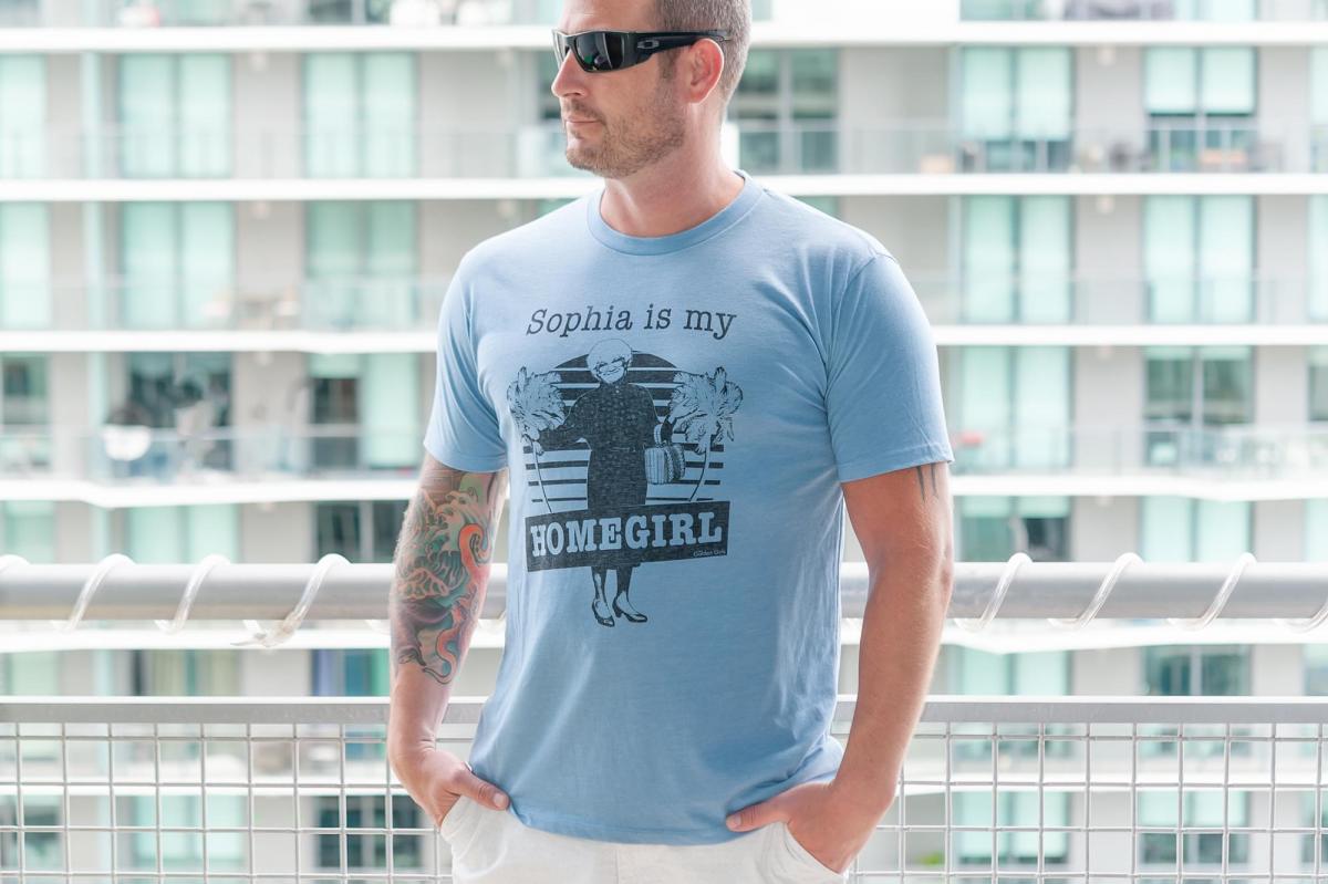 Golden Girls Sophia Homegirl Mens Light Blue T-Shirt | XXL picture